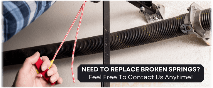 Broken Garage Door Spring Louisville